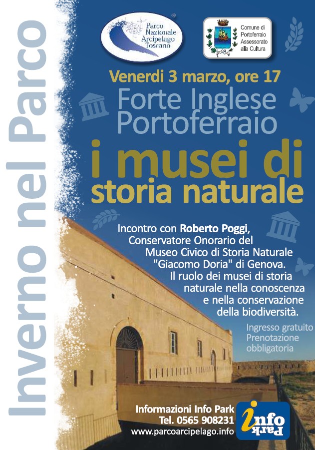 Inverno nel Parco venerdì 3 marzo ore 17,00 “I musei di storia naturale”