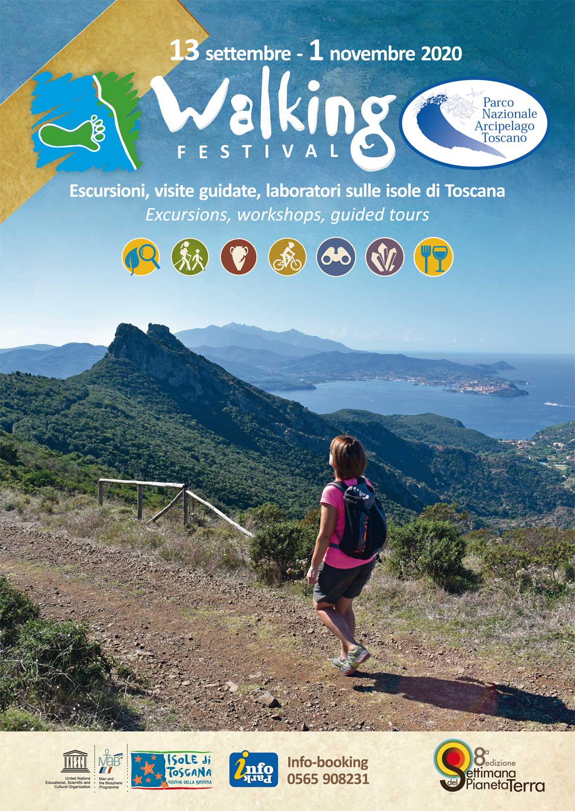 Camminate autunnali con il Walking Festival nelle isole dell’Arcipelago Toscano 2020