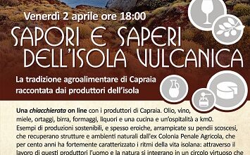 Evento digitale Sapori e saperi dell’isola vulcanica