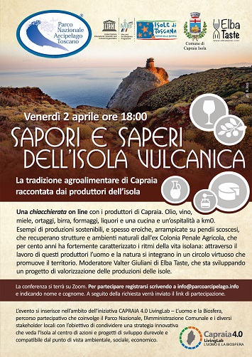 Evento digitale Sapori e saperi dell’isola vulcanica