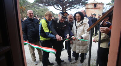 Taglio del nastro al nuovo allestimento del museo naturalistico ed alla collezione floristica all’Isola di Montecristo