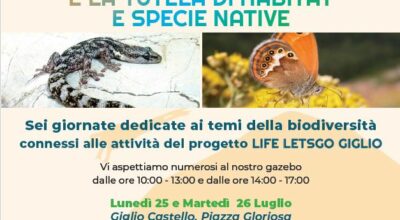 All’Isola del Giglio quattro giornate informative dedicate al progetto Life- LETSGO Giglio