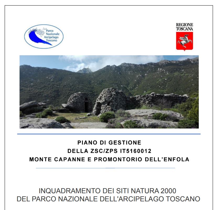 INCONTRO PUBBLICO Presentazione Bozza Piano di gestione Sito rete Natura 2000 ZSC/ZPS “Monte Capanne e promontorio dell’Enfola”