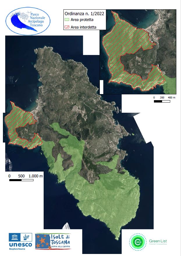 Ordinanza del Presidente del Parco sul Promontorio del Franco all’Isola del Giglio