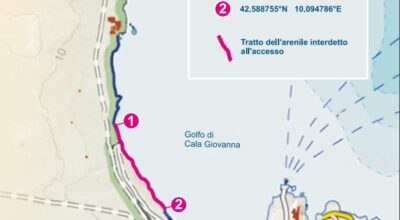 Divieto temporaneo accesso notturno a Cala Giovanna Isola di Pianosa per schiusa nidi Caretta caretta